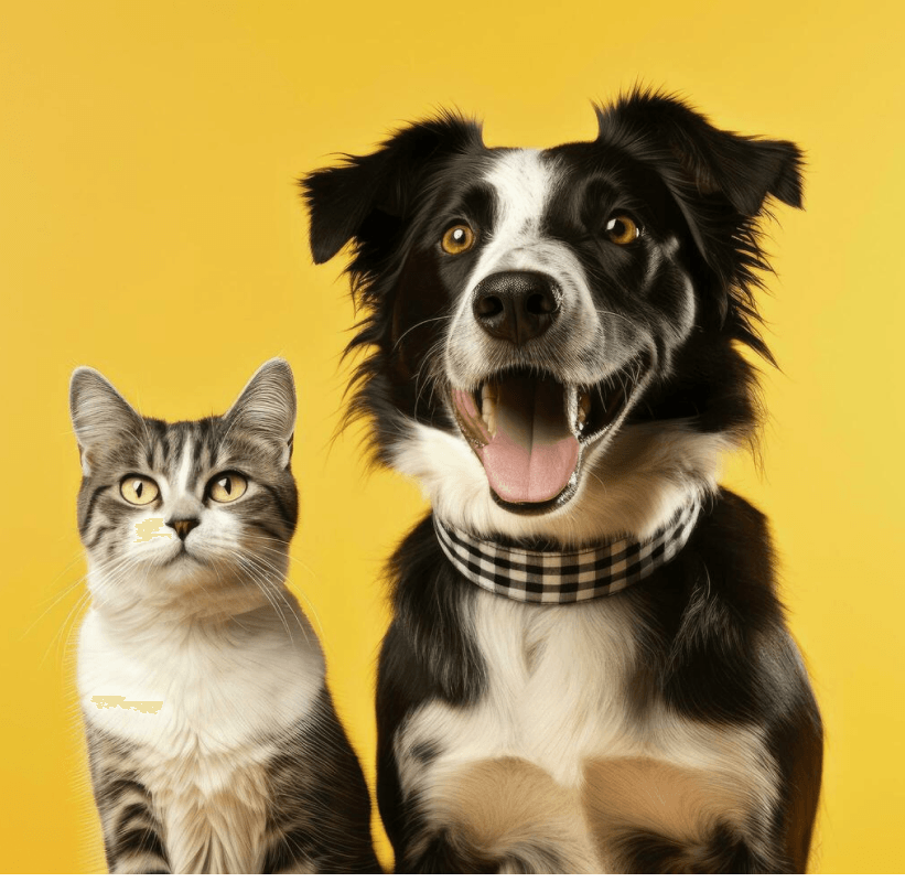 Foto do Gato e do Cachorro juntos